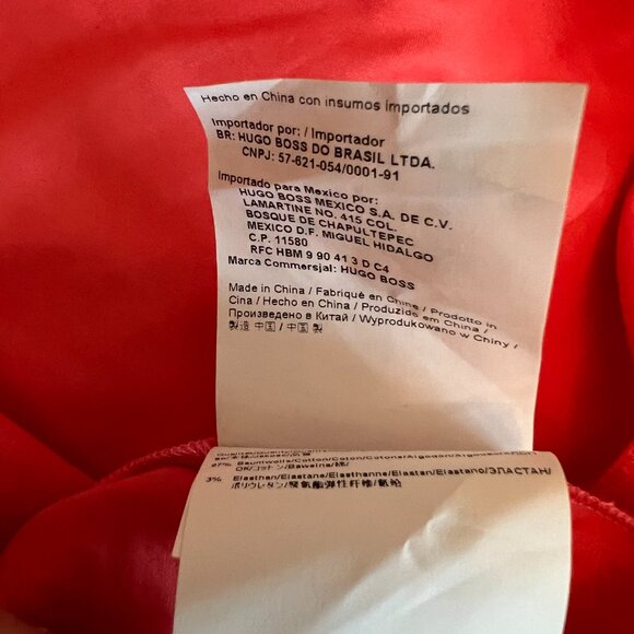 Hugo Boss Dress Size 2 Ruched side - Picture 9 of 10